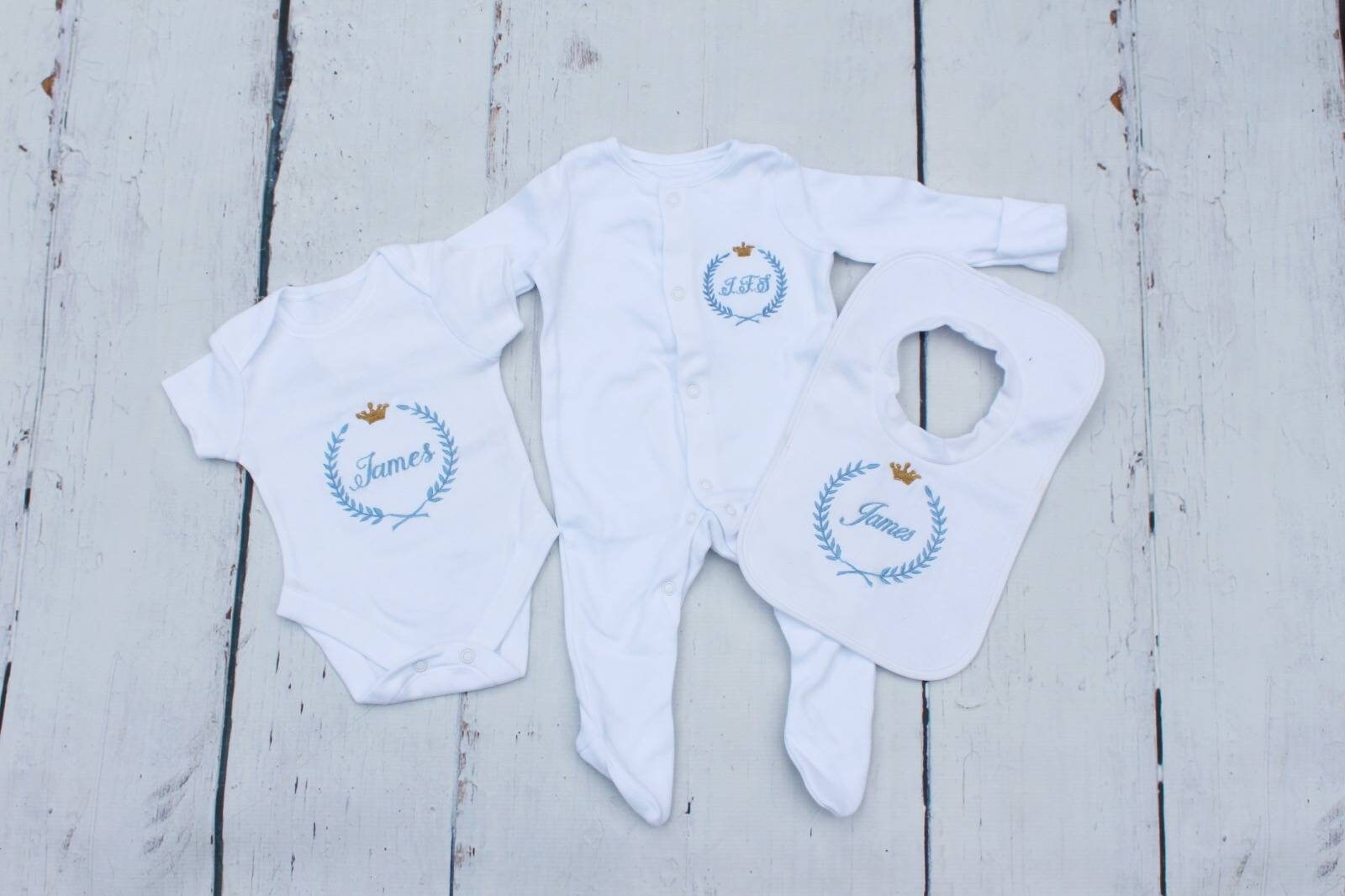 Personalised Sleepsuit Baby Grow / Vest / Bib Baby Gift Etsy