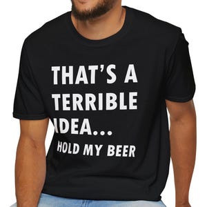 XL Grunt Style Hold My Beer Pullover Hoodie - Midnight Navy