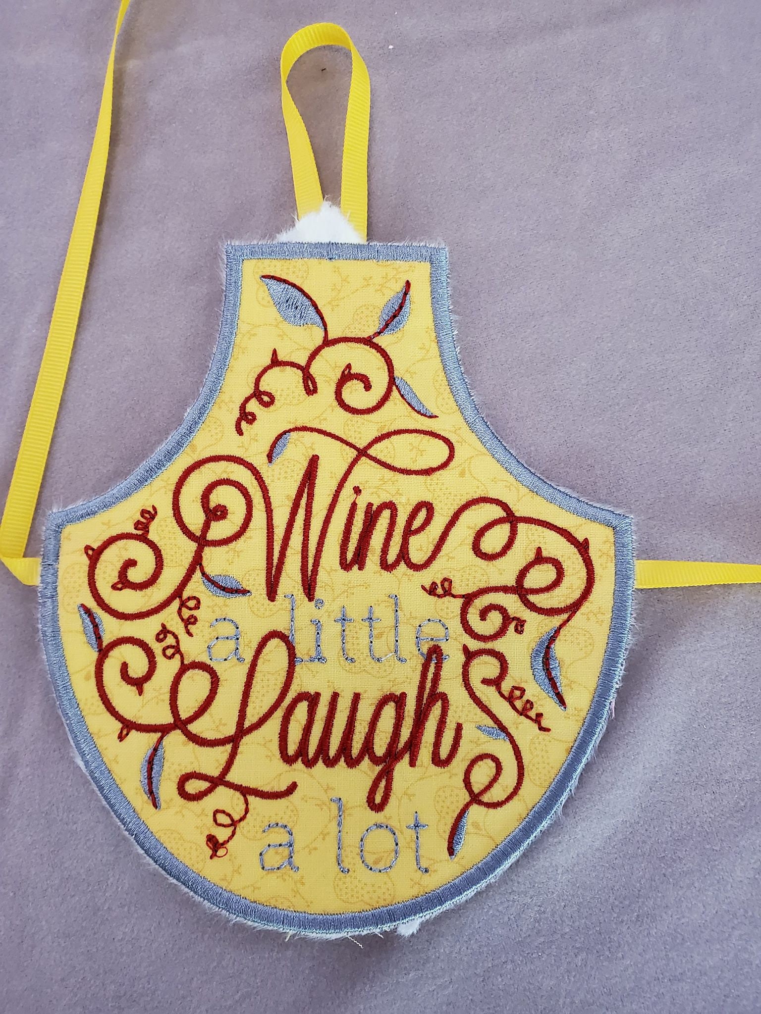 Wine Bottle Apron Etsy