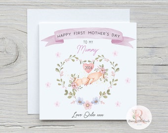 First Mothers Day card Happy Mothers Day card Happy Mother's Day card First Mothers Day card Mummy card Mum card First Mummy Day card