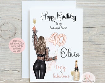 40. Geburtstagskarte für sie alles Gute zum 40. Geburtstag 40 40. Geburtstag Bestie 40. Geburtstag Frau alles Gute zum Geburtstag Bestie 40. Geburtstag Tochter Vierzig