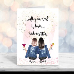 Carte joyeux anniversaire Bestie Carte d'anniversaire meilleur ami Carte d'anniversaire personnalisée 30e anniversaire 21e anniversaire 40e anniversaire Carte 18e anniversaire image 2
