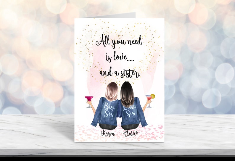 Carte joyeux anniversaire Bestie Carte d'anniversaire meilleur ami Carte d'anniversaire personnalisée 30e anniversaire 21e anniversaire 40e anniversaire Carte 18e anniversaire image 2