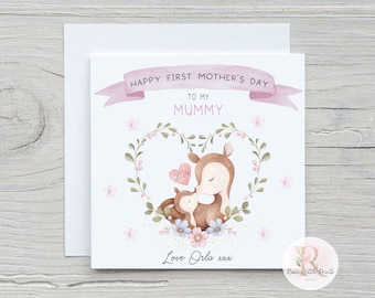 First Mothers Day card Happy Mothers Day card Happy Mother's Day card First Mothers Day card Mummy card Mum card First Mummy Day card