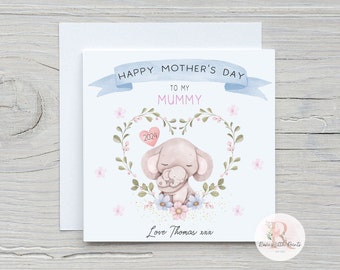 Moederdag kaart Happy Mother's Day Moederdag Gran kaart Moederdag oma kaart Kaart voor grootmoeder Happy Mothers Day Nanny kaart