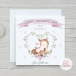 Carte fête des mères Bonne fête des mères Fête des mères Carte grand-mère Fête des mères Carte grand-mère Carte pour grand-mère Bonne fête des mères Carte nounou