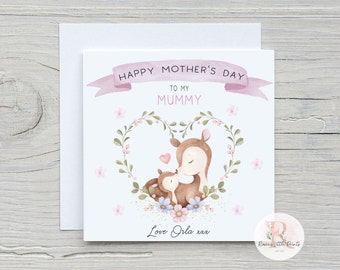 Mothers Day card Happy Mother's Day Mother's Day Gran card Mothers Day Granny card Card for Grandmother Happy Mothers Day Nanny card