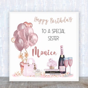 Cartão de aniversário para ela; cartão de aniversário filha; cartão de aniversário amiga; cartão de aniversário neta; cartão de aniversário irmã, cartão de aniversário