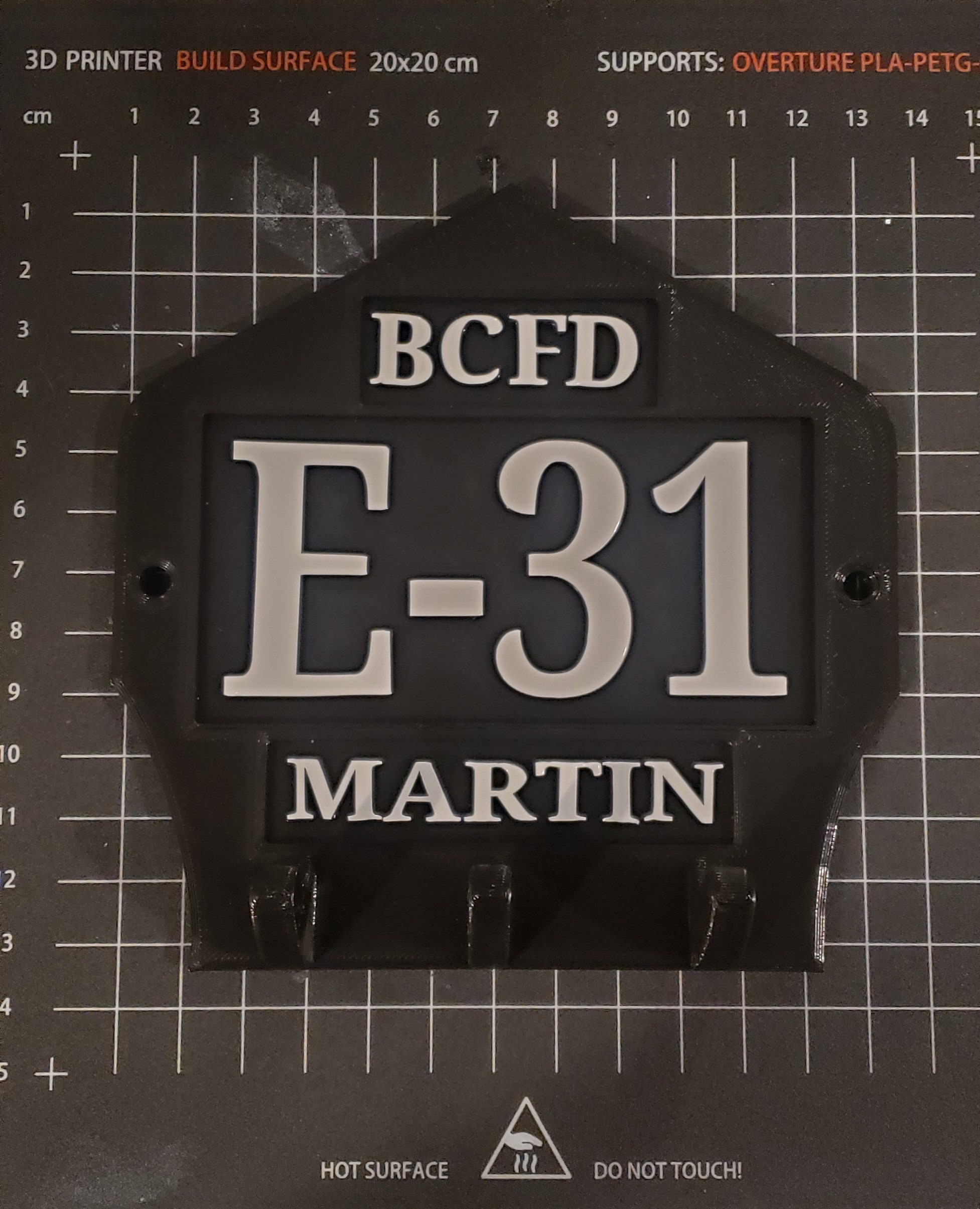 Firefighter helmet shield hanger for wall or locker Etsy