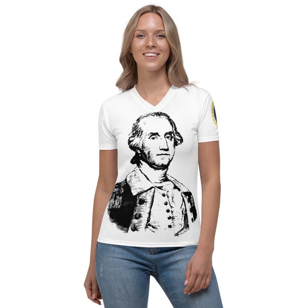 George Washington #1 Women's V-neck