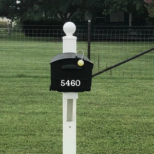 2 inch High Front Mailbox Numbers Decals up to 5 numbers immagine 1