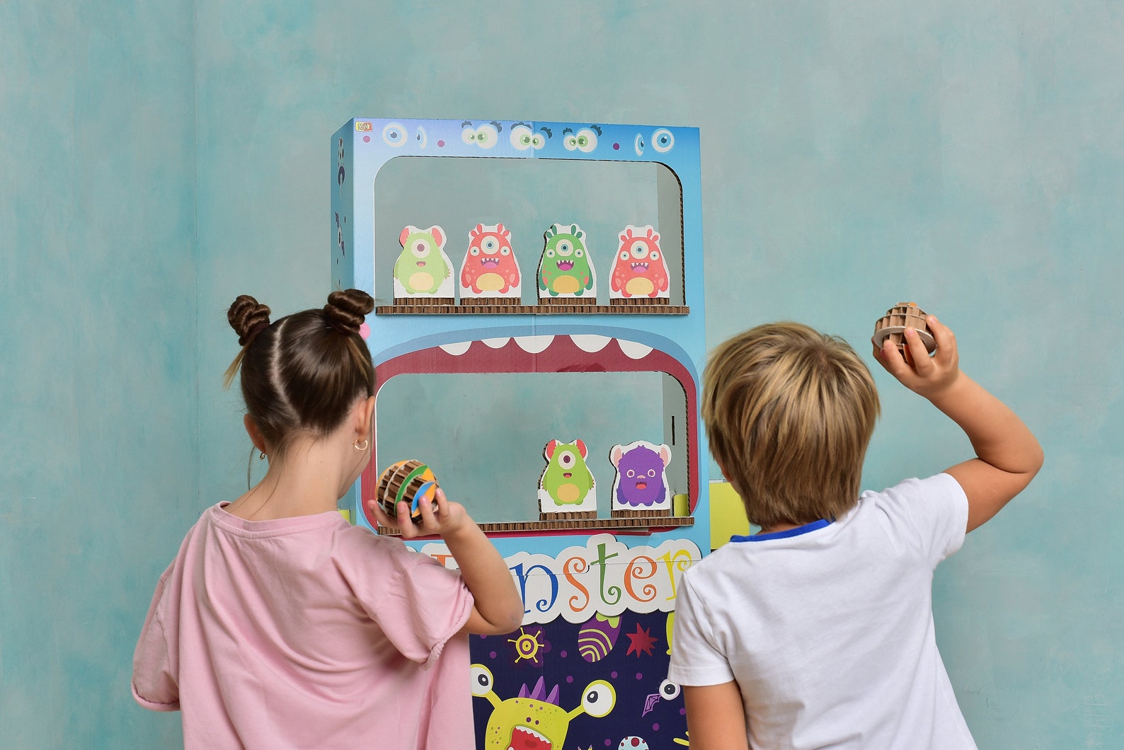 Ecofriendly Cardboard SHOOTING RANGE Theater Family Game Etsy