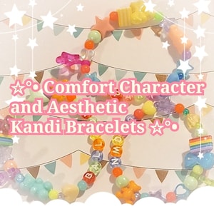 Comfort Character and Aesthetic Kandi Bracelets | MTO