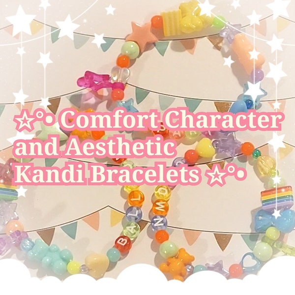 Comfort Character and Aesthetic Kandi Bracelets | MTO