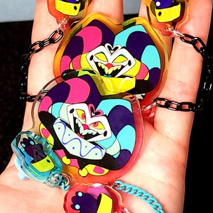 Fizzarolli Pins | 3 part acrylic chain pins