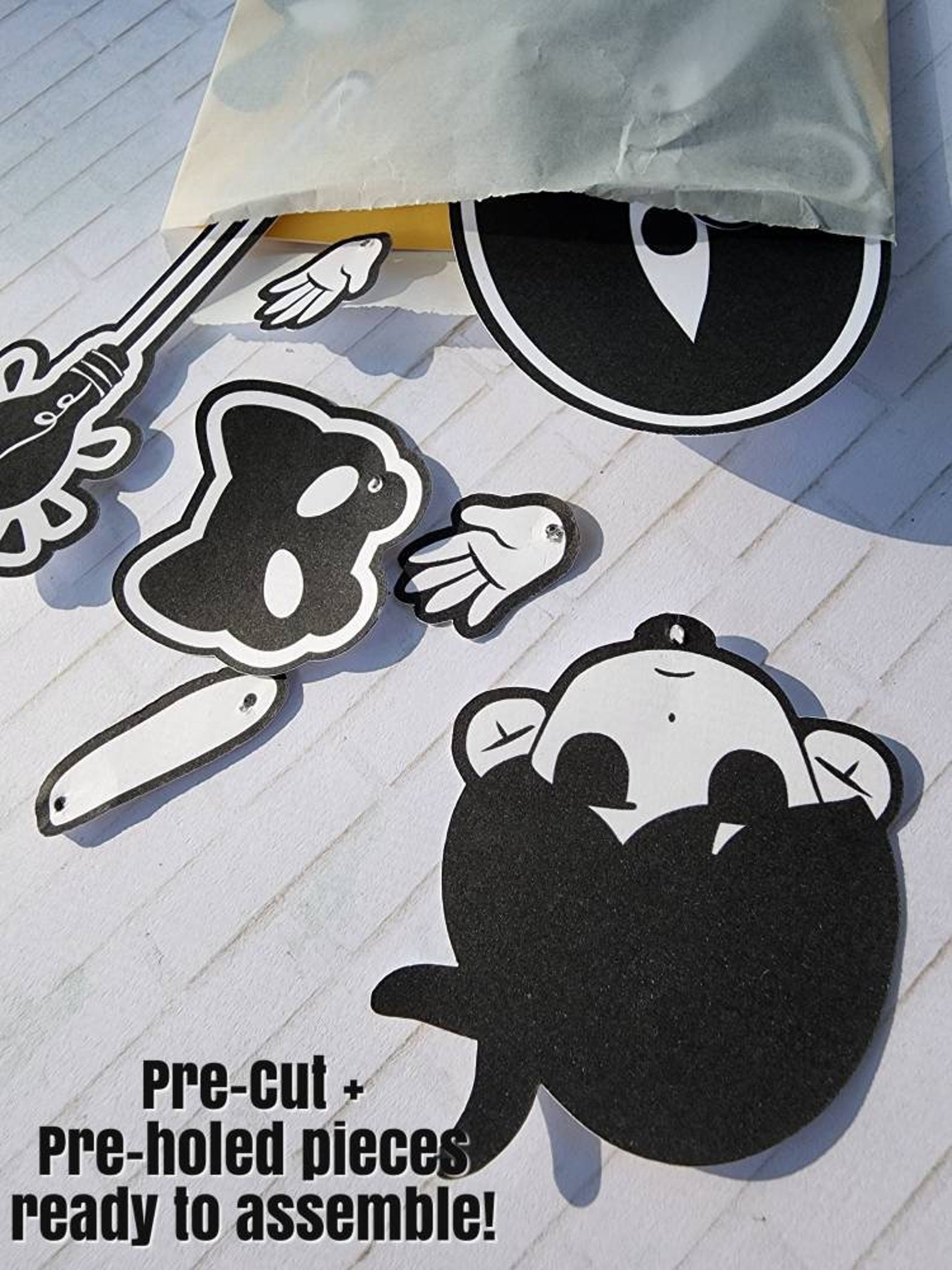 Precut Omori Paper Puppet Packs Etsy UK