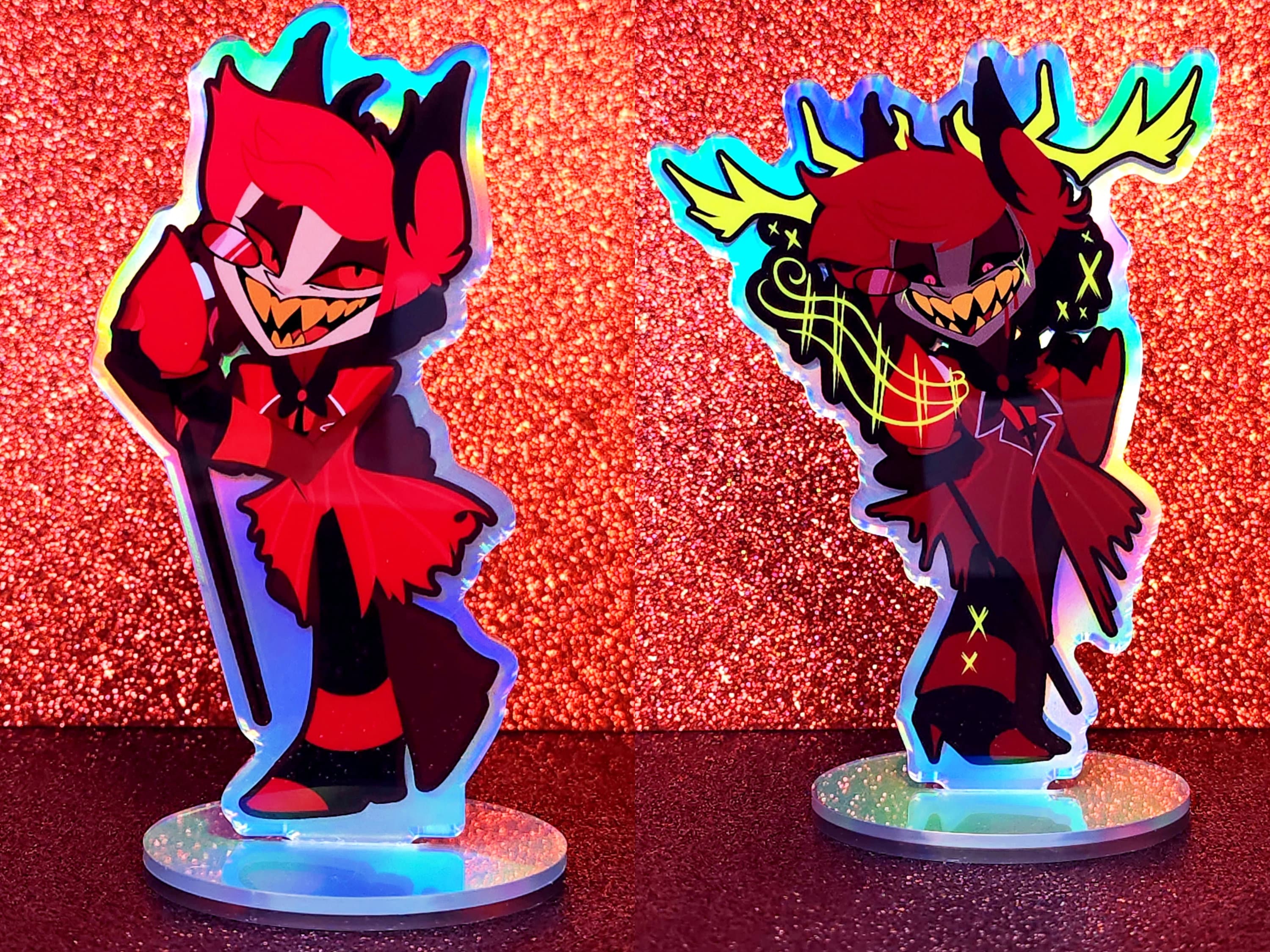HH Alastor | Limited Holo Acrylic Standees - Etsy