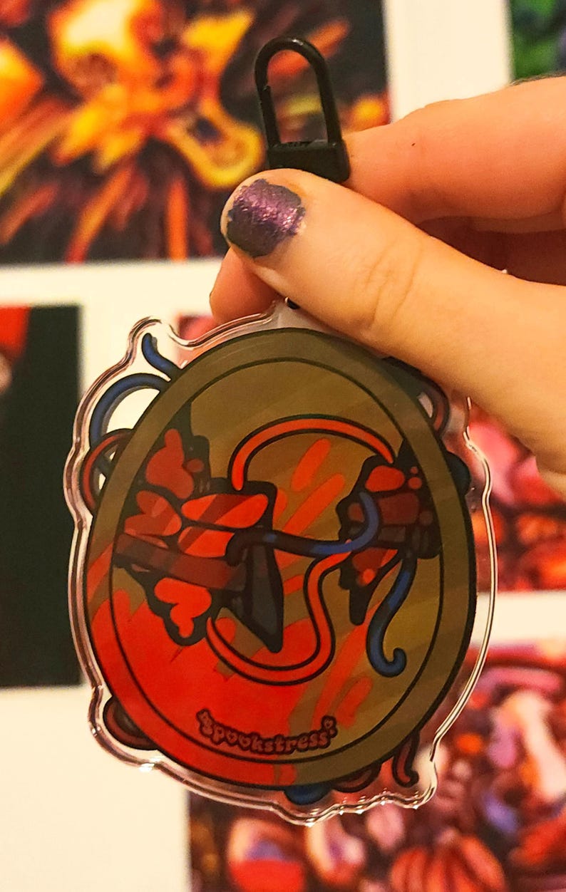 Spring Trap Keychain Springtrap Shaker Charms | 3in Acrylic - Etsy
