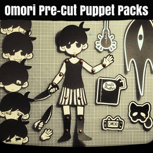 Digital PDF OMORI Paper Puppet 