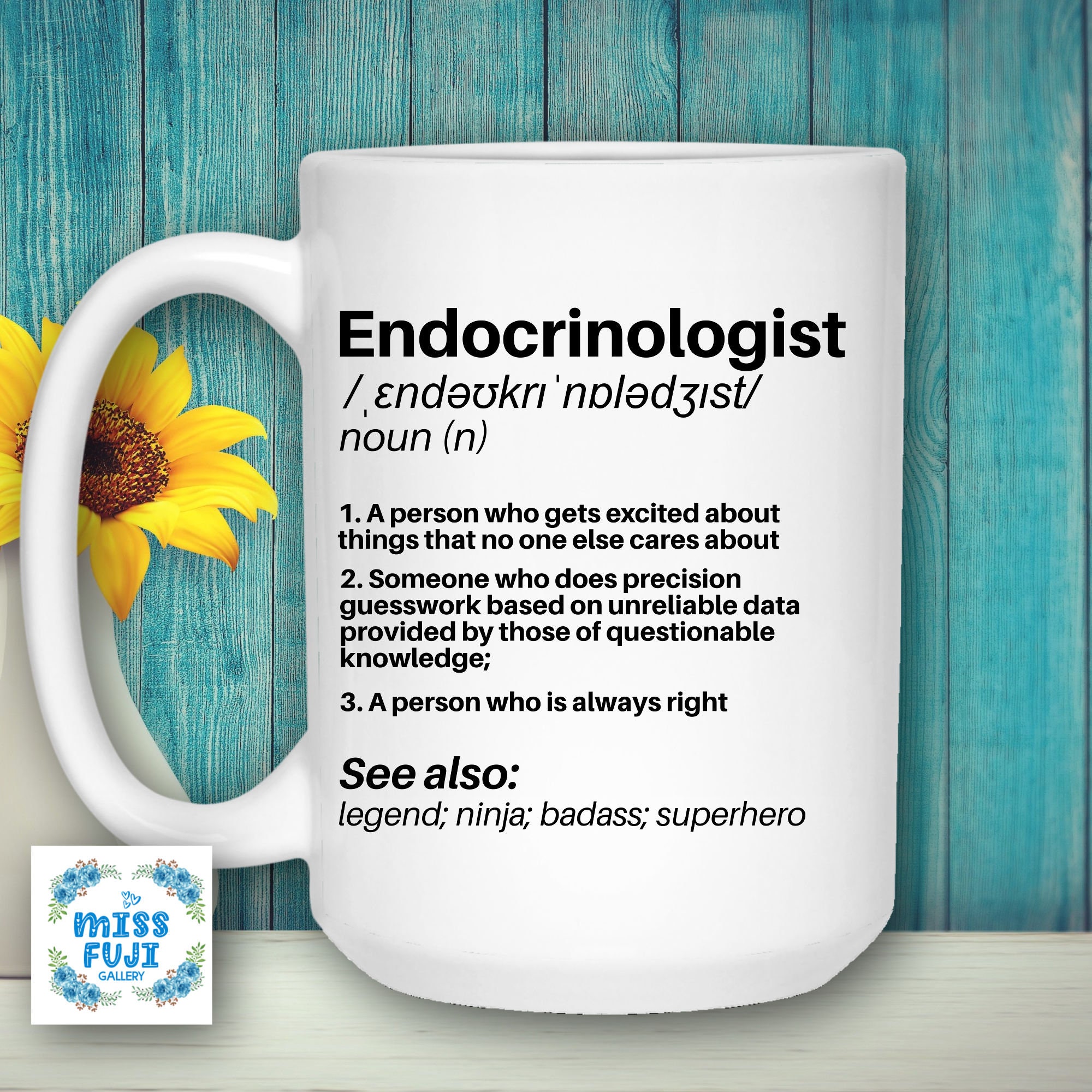 Endocrinologist Definition Mug Endocrinology Coffee Mug Etsy UK