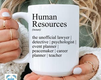 Human Resources Definition Mug: HR Manager Gift