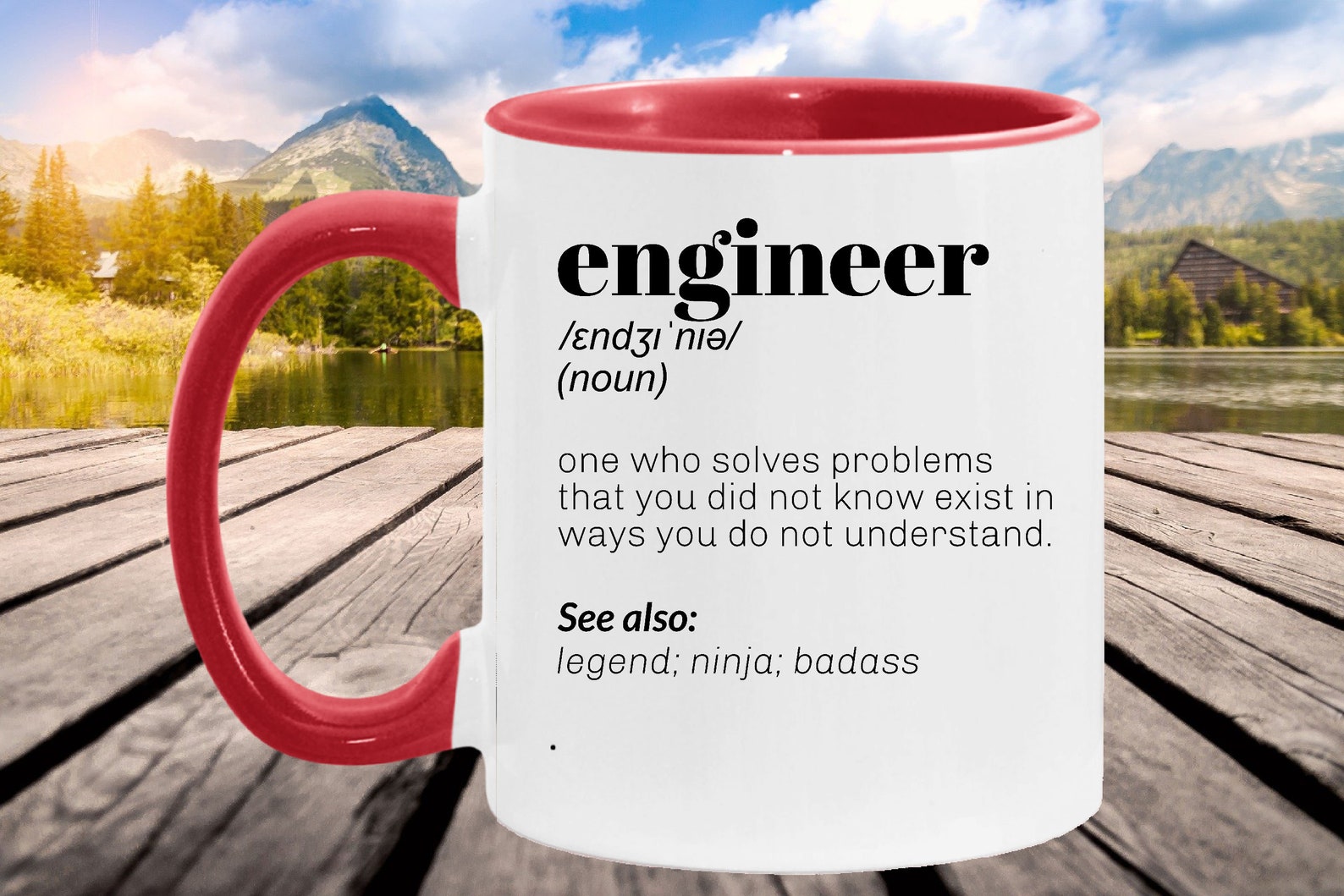 Engineer Gift Mug for Birthday For Women and Men Engineer Etsy