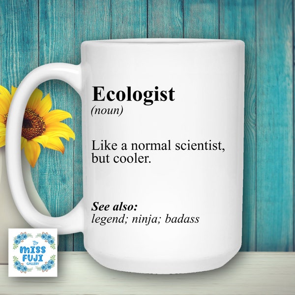 Regalo ecologista, Taza de definición ecologista, Regalo ecológico, Regalo ambientalista, Regalo divertido ecologista, regalo de profesor de ecología