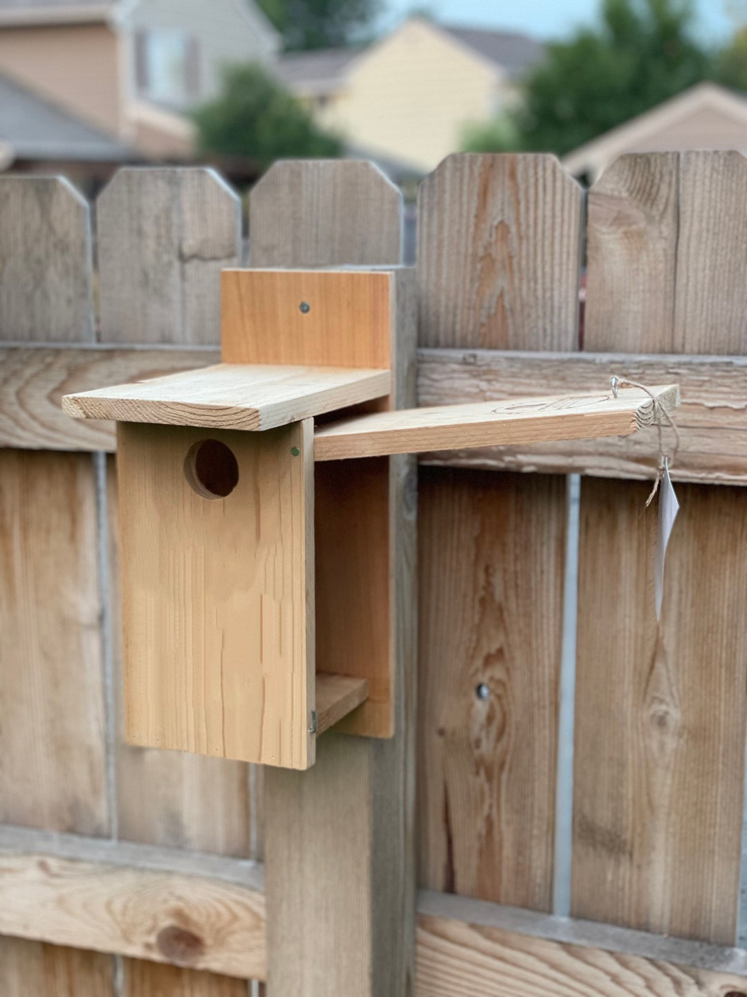 Western Bluebird Birdhouse All Cedar Custom Engraved Etsy