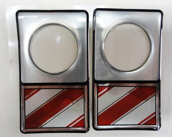 Vintage 80/'s 90/'s Automotive Door Lock Scratch Guard Accent Trim GRAND PRIX