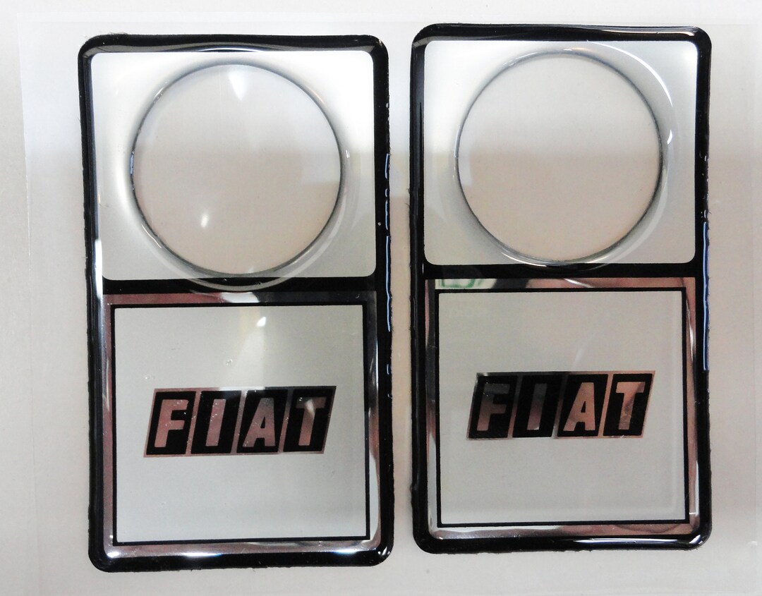 Vintage 80's 90's Automotive Door Lock Scratch Guard Accent Trim FIAT