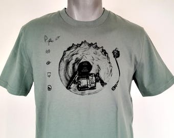 T-Shirt aus Bio-Baumwolle mit Siebdruck