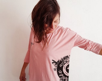 T-Shirt aus zertifizierter Bio-Baumwolle mit Siebdruck