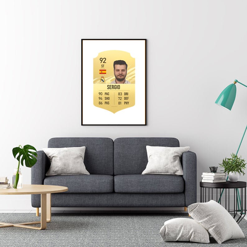 Personalised FIFA 20 Ultimate Team Card FUT Poster - Custom FUT Print —  CEED Design