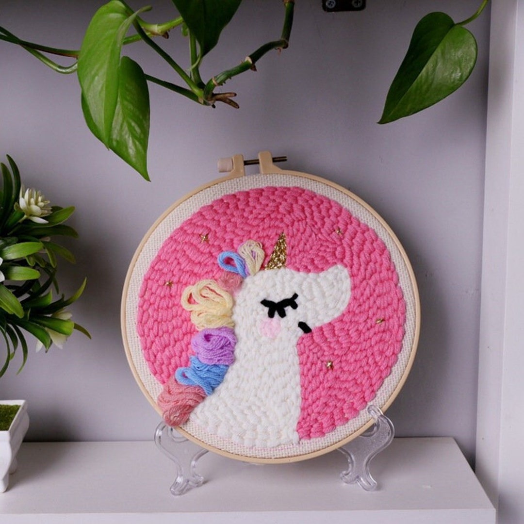 Punch Needle Starter Kit Embroidery Beginner Kit for Kids Etsy