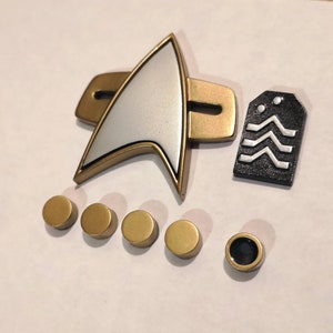 Distintivo de comunicação da Frota Estelar - DS9/Voyager/TNG Movies/Picard