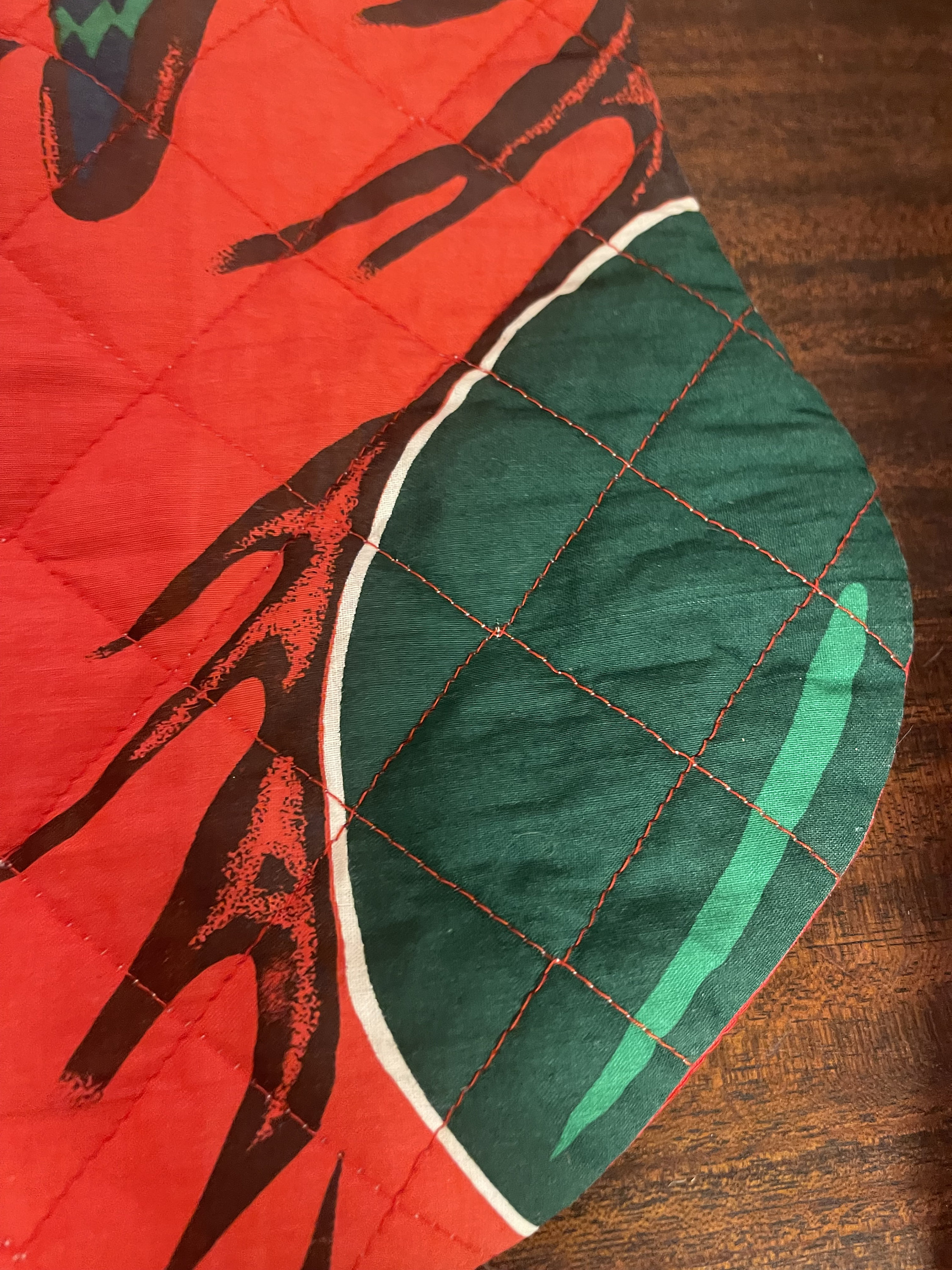 Vintage Extra Large Christmas Stocking measurements in Photos Etsy