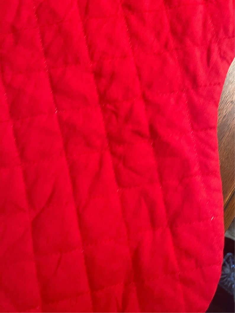 Vintage Extra Large Christmas Stocking measurements in Photos Etsy