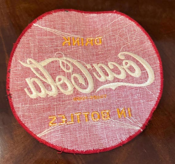 Mid-Century Coca-Cola large patch, measurements i… - image 10