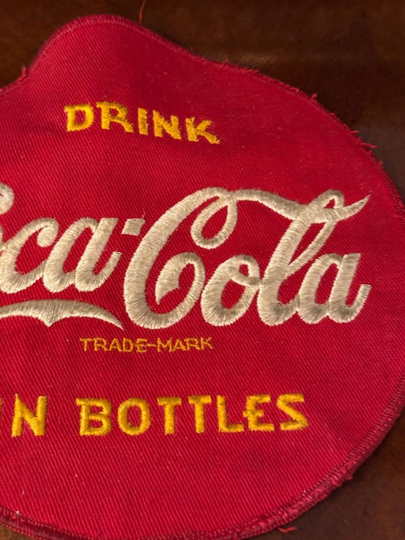 Mid-Century Coca-Cola large patch, measurements i… - image 7