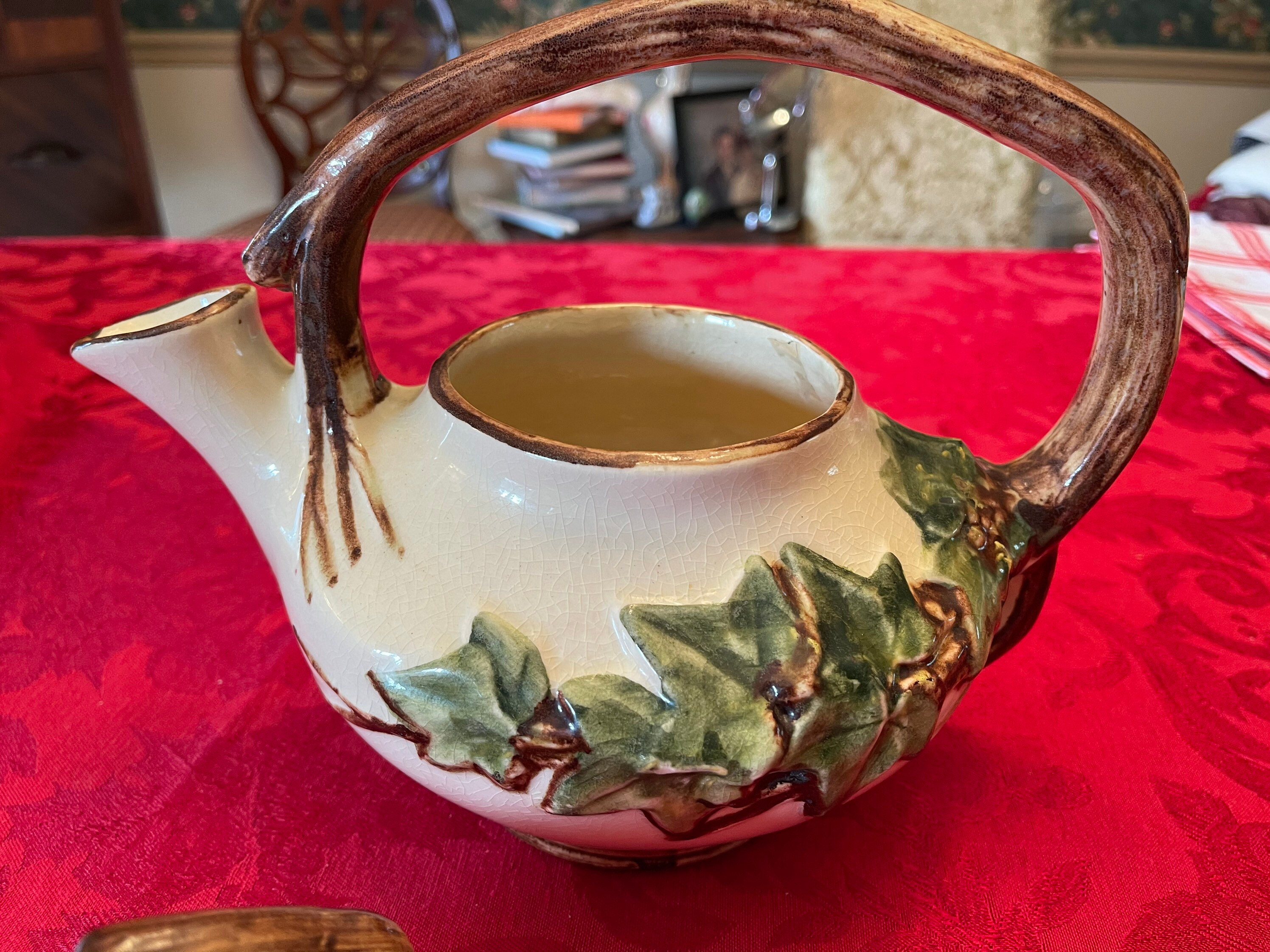 3 piece 1940s McCoy teapot with sugar and creamer Etsy