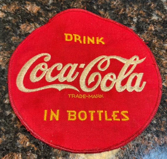 Mid-Century Coca-Cola large patch, measurements i… - image 1