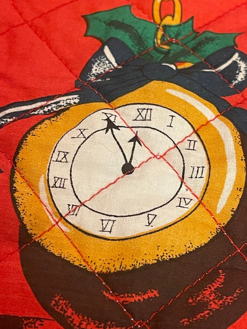 Vintage Extra Large Christmas Stocking measurements in Photos Etsy