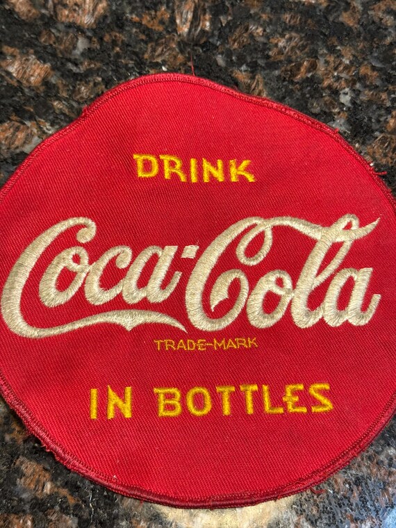 Mid-Century Coca-Cola large patch, measurements i… - image 2