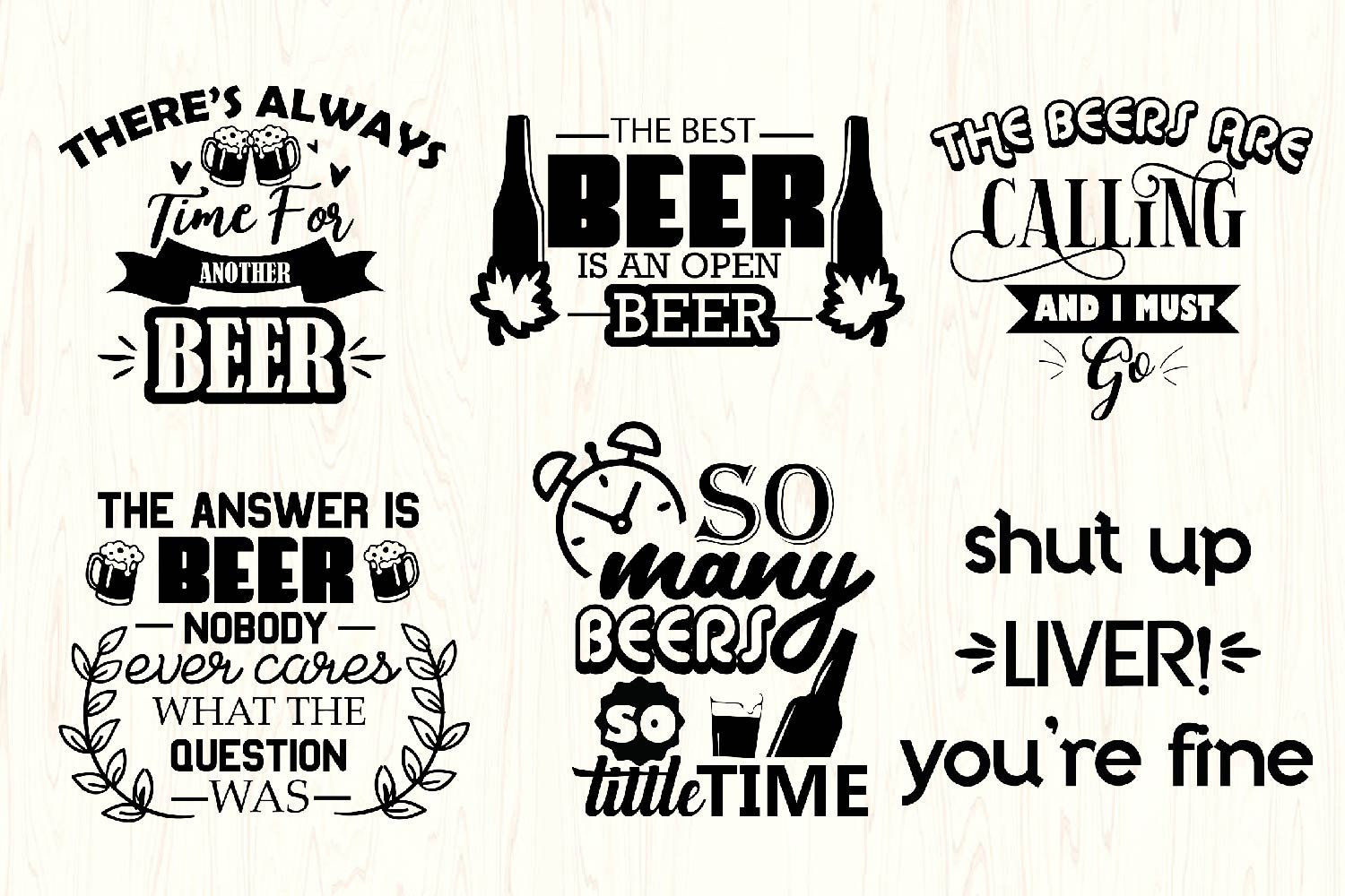 Bier SVG Quotes Bundle Bier Spruch Bierglas svg Etsy