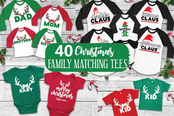 Download Christmas Family Matching Tee Svgs Christmas Svg Bundle Etsy
