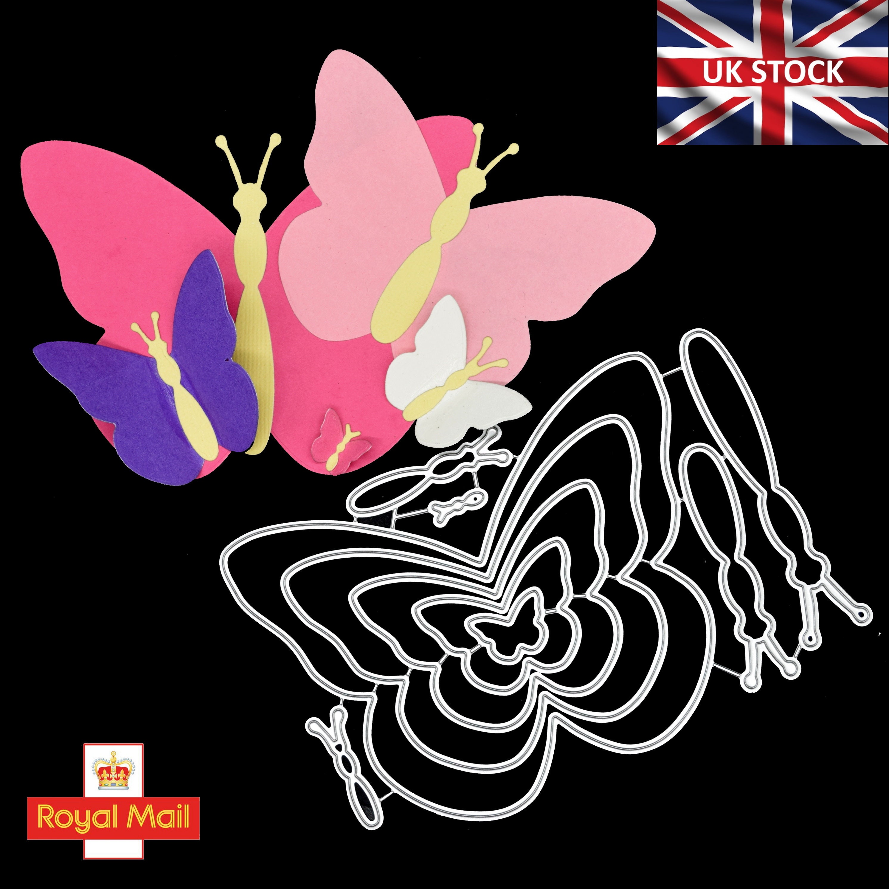 Grandi Fustelle Decorative In Metallo, Set Di Lettere Dell'alfabeto, Creazione Di Biglietti, Scrapbooking, Lavori Di Carta, Album Fotografici, E4 - Italia - Foto 3