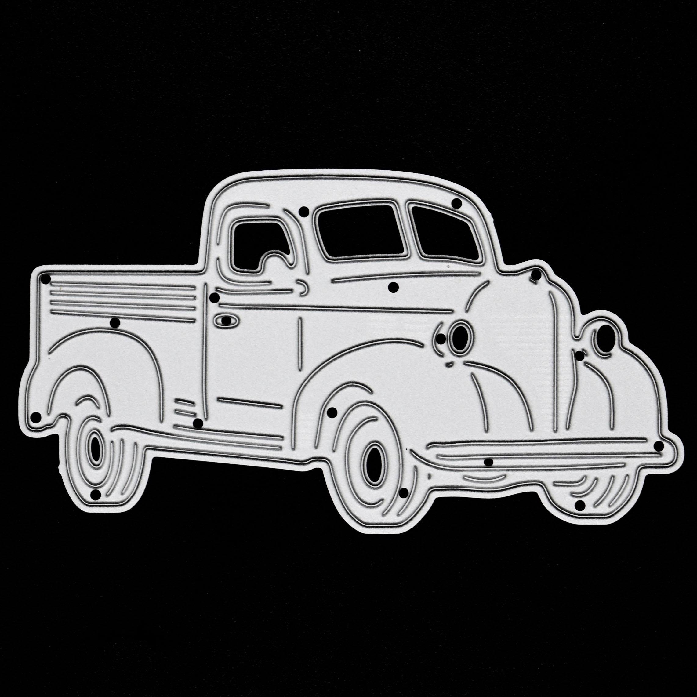 Camion Pickup Retr&ograve; Stile Struttura Depoca Automobile - Immagini