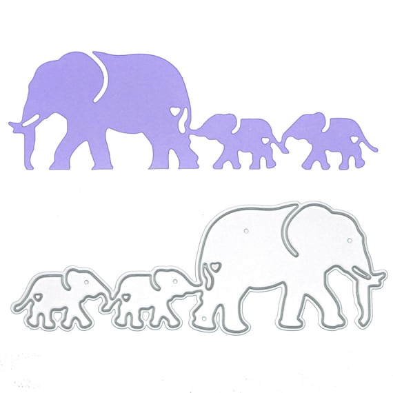 Matrices De Découpe En Métal En Forme D'éléphants Pour La