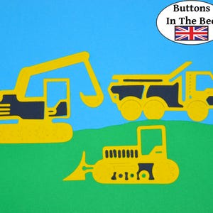 Bulldozer, escavatore e camion, fustelle in metallo, macchinari per impianti, creazione di biglietti, maschio, stencil, creazione di biglietti, scrapbooking, artigianato di carta, G9
