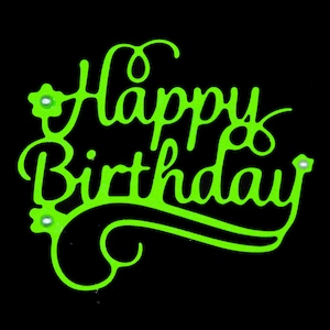 Grote metalen snijmal 'Happy Birthday', sentimenten, stencil, kaarten maken, papierkunst, scrapbooking, I9